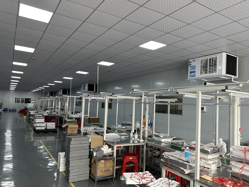 机械加工车间，省电空调打造舒适作业区