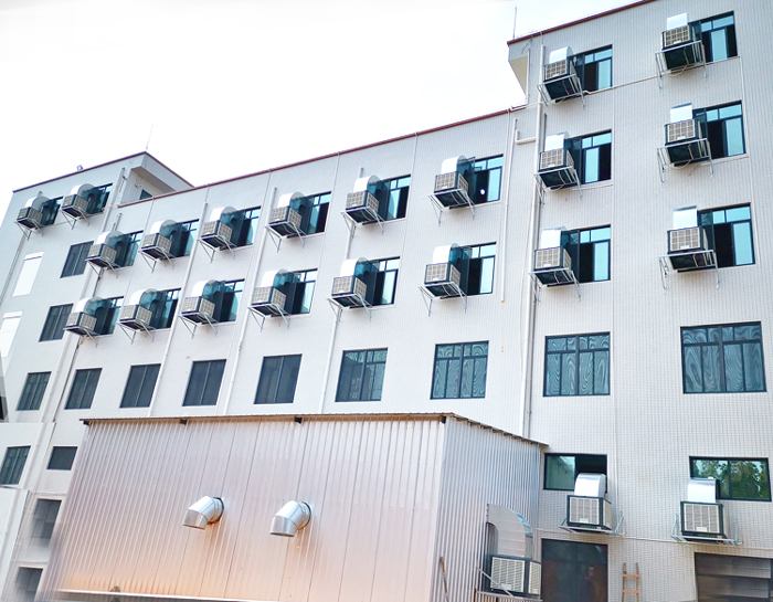 敞开式厂房临时降温刚需：移动冷风机即插即用