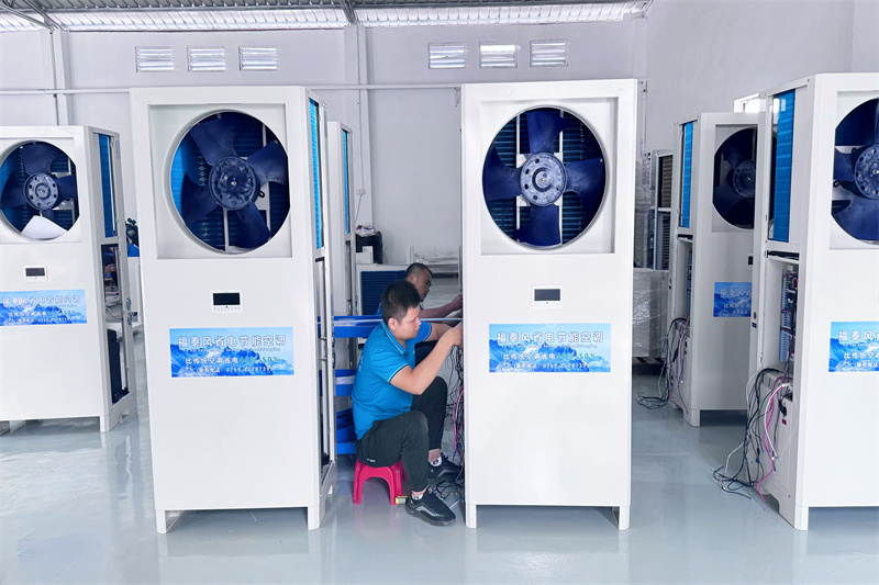 汽配车间降温，蒸发冷省电空调节能新选择