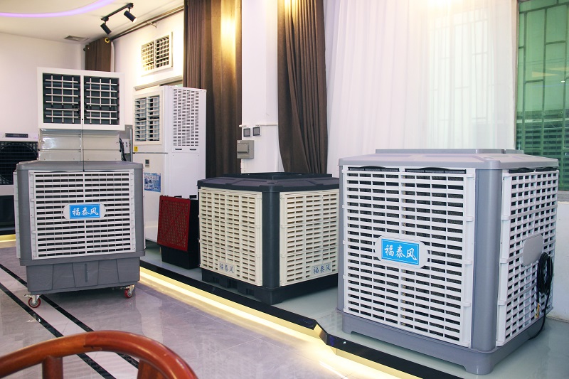 玩具厂房移动冷风机，便捷高效新标杆