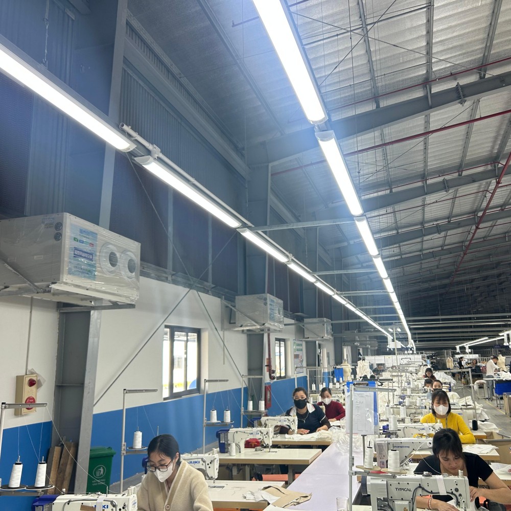 制衣服装厂车间降温送风方案